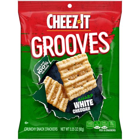 Cheez-It Grooves® Sharp White Cheddar