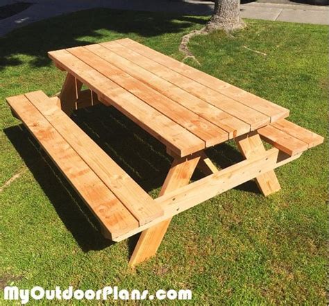 6 foot Picnic Table | MyOutdoorPlans | Free Woodworking Plans and Projects, DIY Shed, Wooden ...