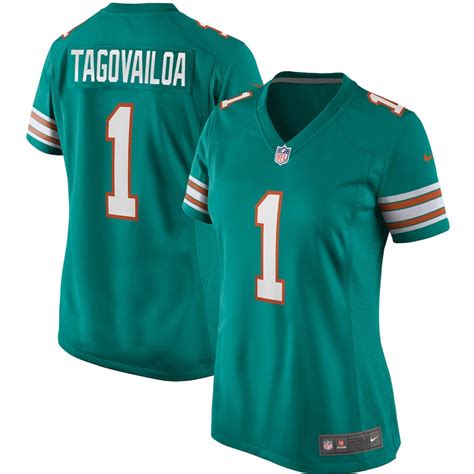 Women's Miami Dolphins Tua Tagovailoa Nike Aqua Legend Jersey