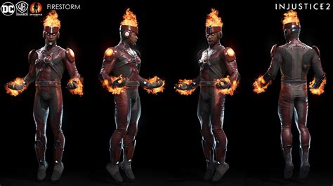 ArtStation - Firestorm - Injustice 2, Ian Naud | Injustice 2, Dc comics film, Injustice 2 characters