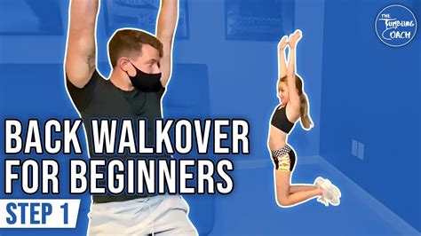 How To Do A Back Walkover For Beginners - At Home Tutorial (Step 1) - YouTube