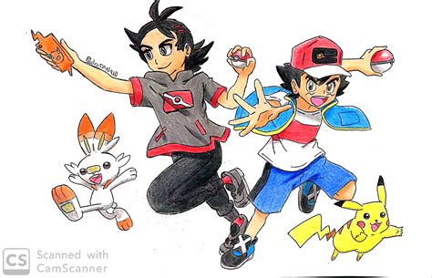 Ash Pokemon Drawing