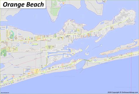 Orange Beach Map | Alabama, U.S. | Discover Orange Beach with Detailed Maps