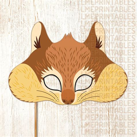 Squirrel Mask Printable