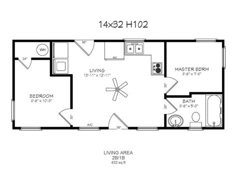 14 X 32 Floor Plans - floorplans.click