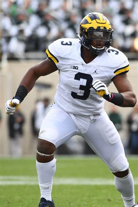 Rashan Gary of the Michigan Wolverines