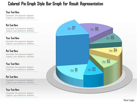 1214 Colored Pie Graph Style Bar Graph For Result Representation ...