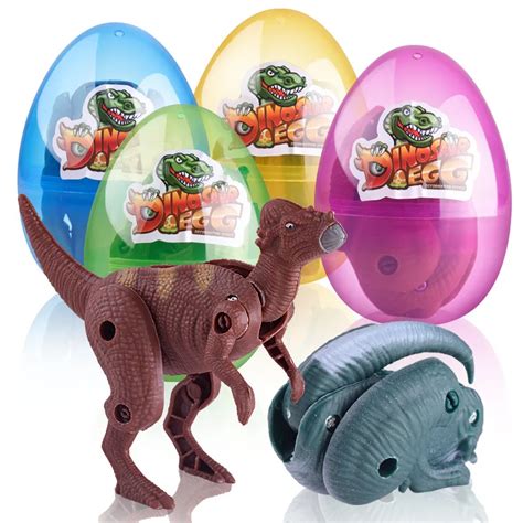 Dropshipping Toys for children 1PC Easter Surprise Eggs Dinosaur Toy Model Deformed Dinosaurs ...