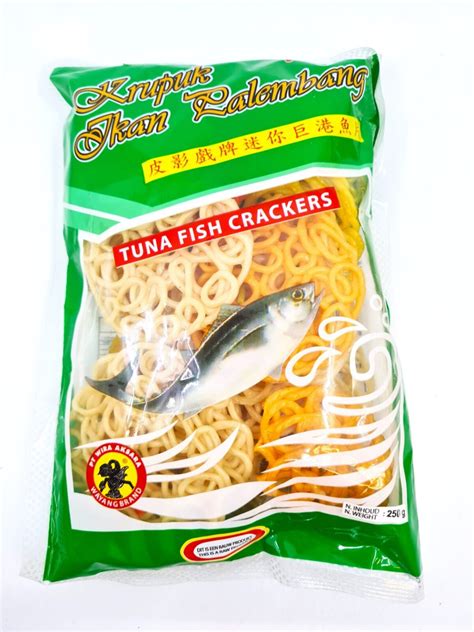 Kerupuk Ikan Palembang Raw Coloured Palembang Fish Crackers Cap Wayang 250g - Toko Indonesia