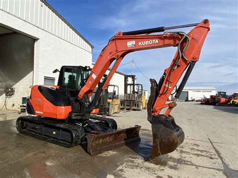 Buy Used Kubota KX080-4R3A Excavator with Cab Heat and A/C | Coleman Equipment