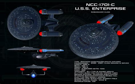 Blue NCC-1701-C U.S.S. Enterprise, Star Trek, spaceship, USS Enterprise (spaceship) HD wallpaper ...