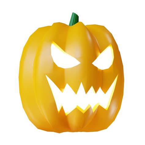 3d render halloween pumpkin 11024870 PNG