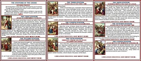 Stations Of The Cross Prayers Printable - Printable Word Searches