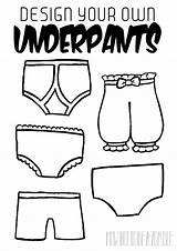 U Is For Underwear Coloring Page  Home sketch template