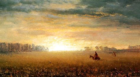 “Sunset of the Prairies” by Albert Bierstadt | Daily Dose of Art