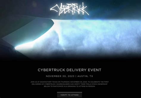 Tesla Cybertruck Delivery Event is open to (nearly) everyone