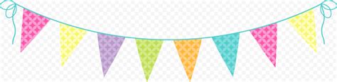 Colorful Bunting Pennant Banner Clipart PNG | Citypng