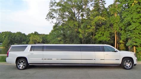 New White Cadillac Escalade 180″ | Five Star Limousine