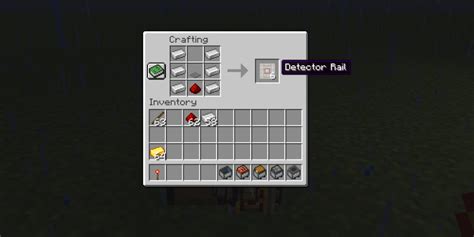 Minecraft minecart recipe