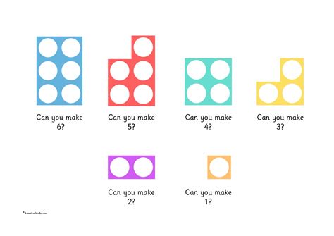 Numicon style - Can you make...? - Printable Teaching Resources - Print ...