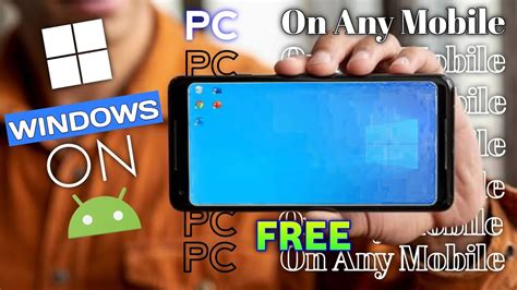 Turn Mobile Phone Into A Windows Pc | Run Windows On Android - YouTube