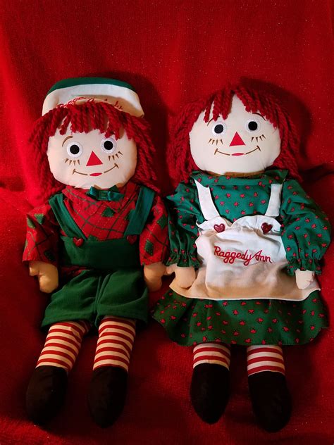 Vintage Raggedy Ann and Andy Dolls | Etsy | Raggedy ann and andy, Raggedy ann, Raggedy