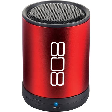 Speaker Bluetooth, 808 Canz Red Wireless Small Home Outdoor Bluetooth ...