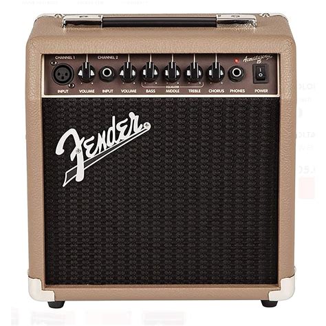 Fender Acoustasonic 15 Acoustic Guitar Amplifier (Brown): Amazon.in: Musical Instruments