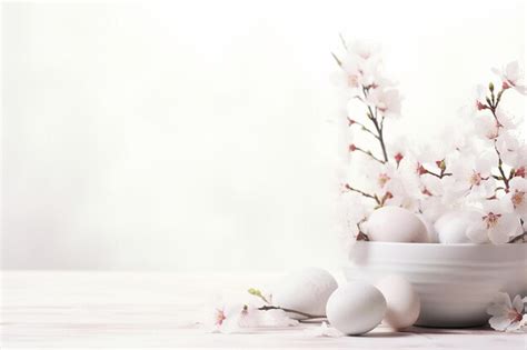 Premium Photo | Easter minimalist backgrounds white background