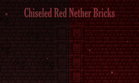 Chiseled Red Nether Bricks Minecraft Texture Pack