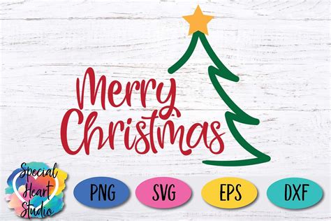 Merry Christmas - A festive Christmas SVG Cut File (302832) | SVGs ...