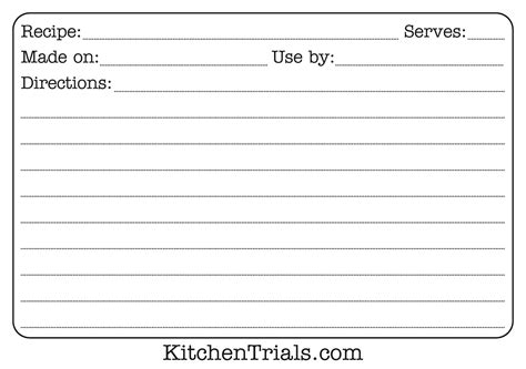 Freezer Labels | Kitchen Trials