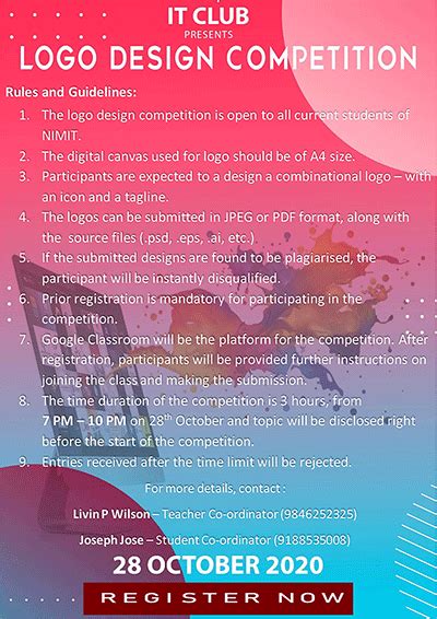 Logo Design Contest Rules And Regulations