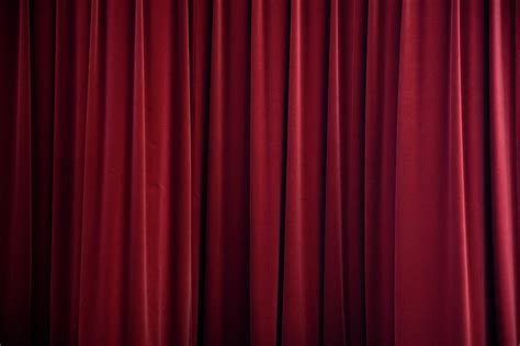 Stage Curtain Red Velvet by Mlenny