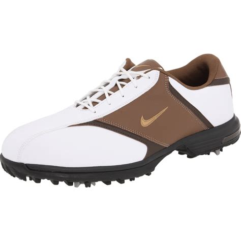 Nike Nike Golf Mens Nike Heritage Golf Shoe in Brown for Men (white ...