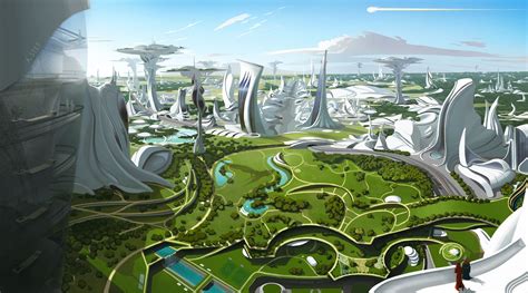 ArtStation - Alien city, Andrei Stef | Fantasy concept art, Futuristic city, Fantasy city