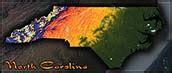 North Carolina Maps | Beautiful State Wall Maps of North Carolina