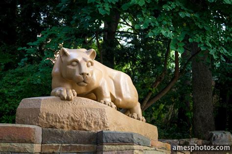 Penn State Nittany Lion | New Nittany Lion Shrine - morning light 3/4 ...