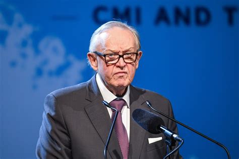 Martti Ahtisaari, former Finnish president, global peace broker and ...