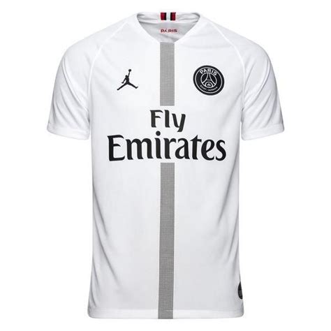 PSG AIR JORDAN White 2018/19 STADIUM THIRD FÚTBOL SOCCER CLUB KIT ...