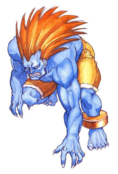 Blanka artwork #5, Street Fighter 2