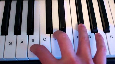 B Minor Chord Piano Keyboard Demo - YouTube