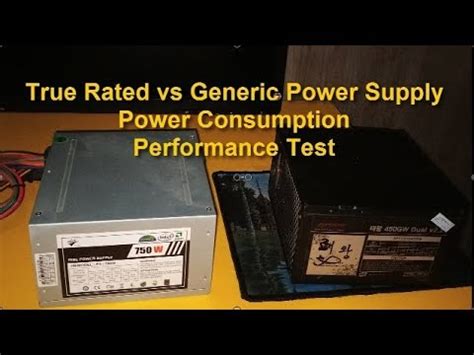 True Rated vs Generic Power Supply Performance Test - YouTube