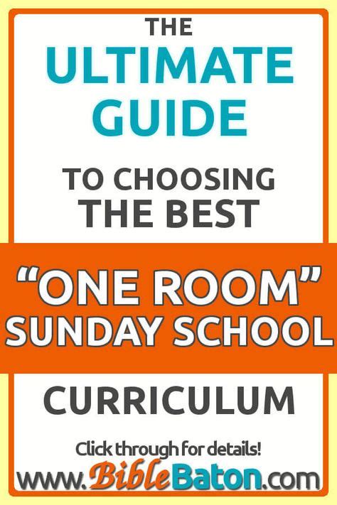 Top 10 sunday school curriculum ideas and inspiration