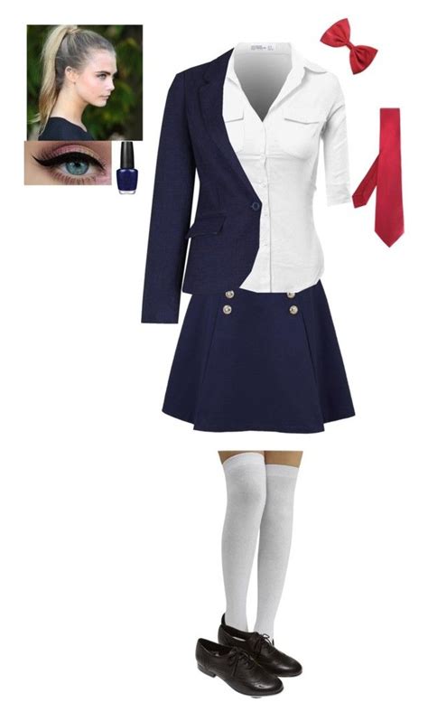 "Gotham Academy Uniform" by thisisme129 liked on Polyvore featuring ...