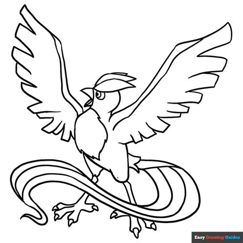 Legendary Bird Pokemon Coloring Pages