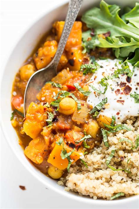 Slow Cooker Moroccan Chickpea Stew - Simply Quinoa