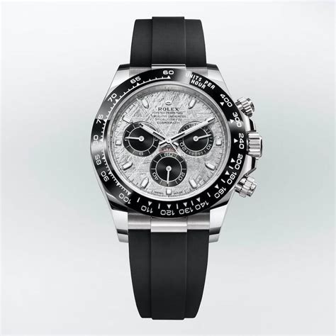 2021 Rolex Cosmograph Daytona watch dial is made from metallic meteorite