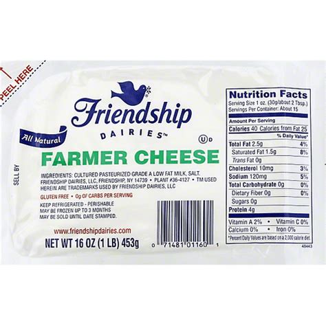 Friendship Cheese, Farmer | Dairy | Priceless Foods