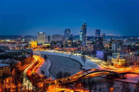 Vilnius Skyline | Lithuania - Fine Art Photography by Nico Trinkhaus